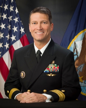 Photo of Rear Admiral Ronny Jackson, Graduate of Texas A&M Galveston, White House physician and physician to the President.